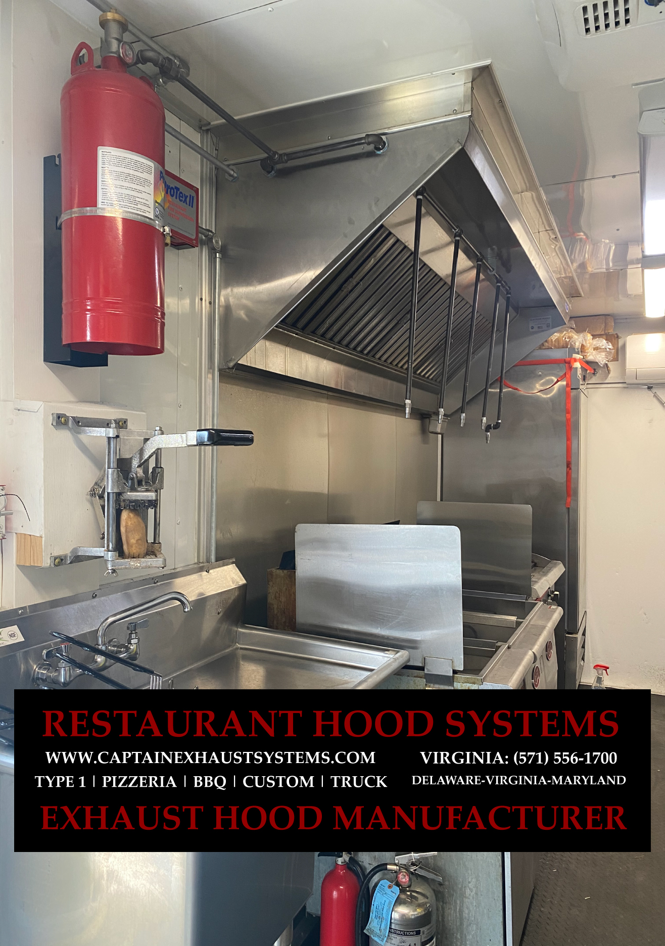 Restaurant Exhaust Hood System Installation with Fire Suppression Systems near me