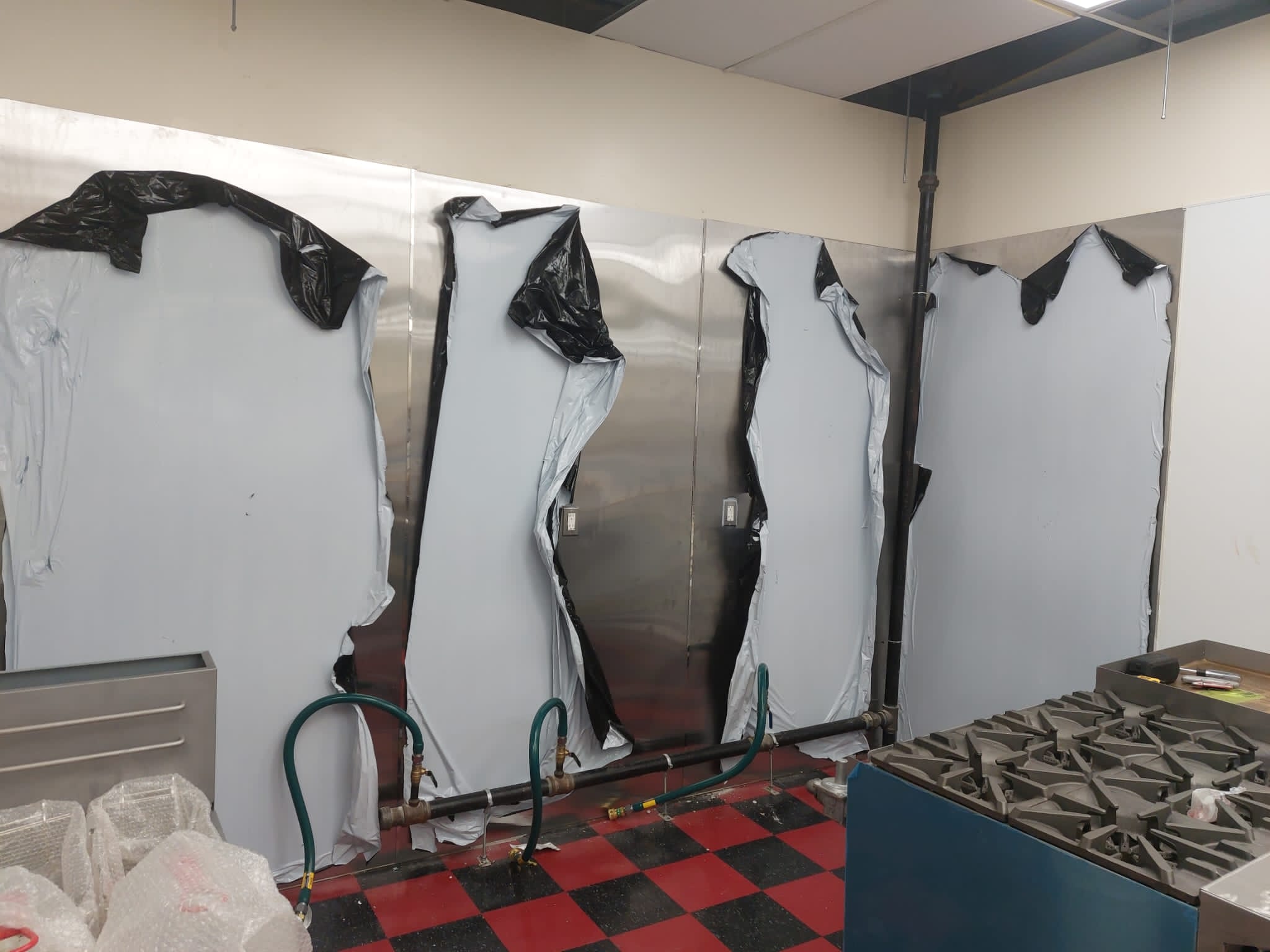 Stainless Steel Wall Installation