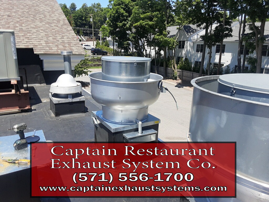Commercial Restaurant Exhaust Hood with Fire Suppression System Installer Virginia Washington DC Maryland Delaware
